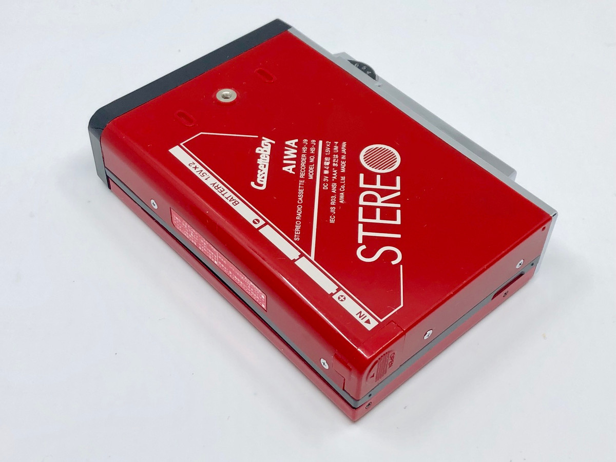 Aiwa HS-J9 Red Portable Cassette Player | Just-Cassette