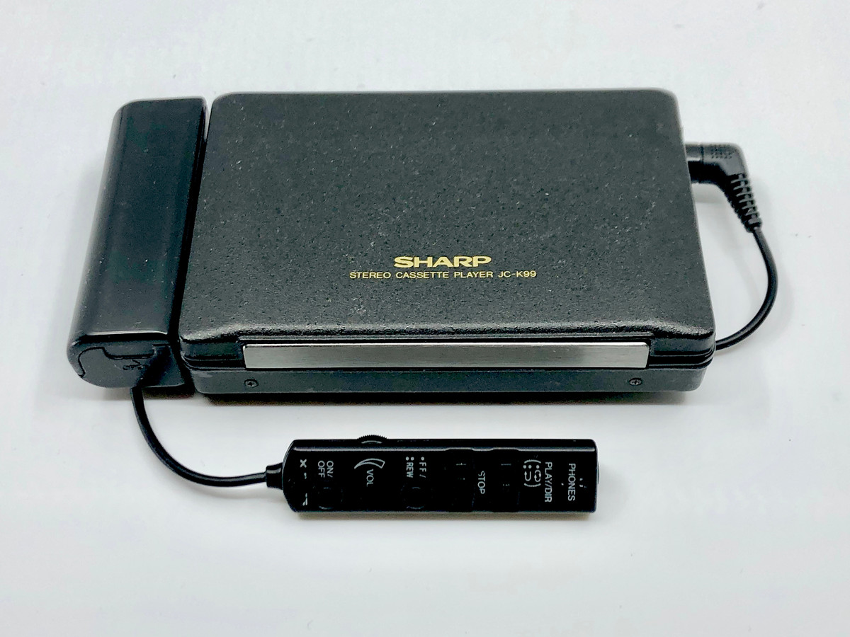0513-25) SHARP JC-K99-BK シャープ ポータブルカセットプレーヤー