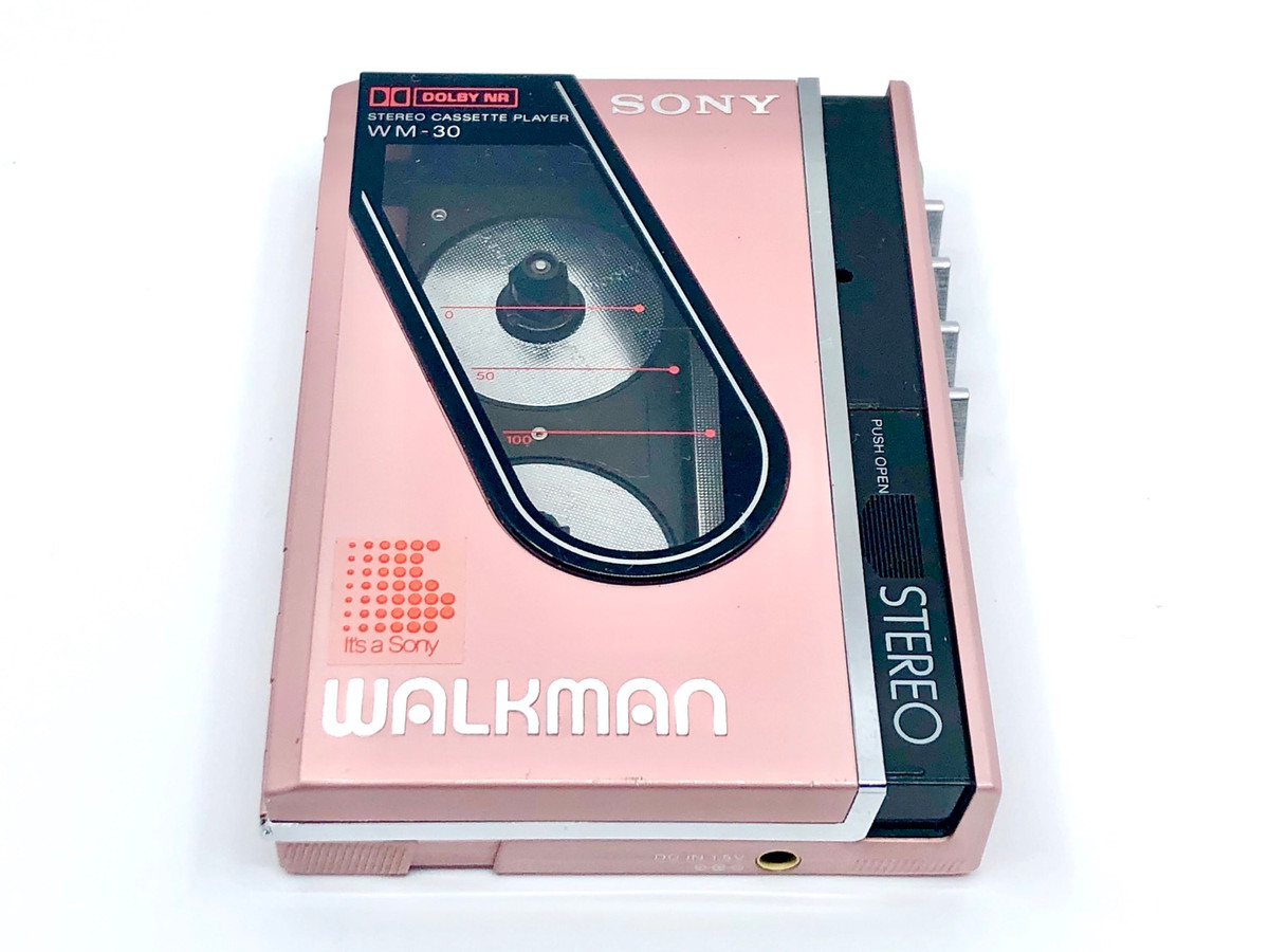 Sony Walkman WM-30 Pink Portable Cassette Player | Just-Cassette