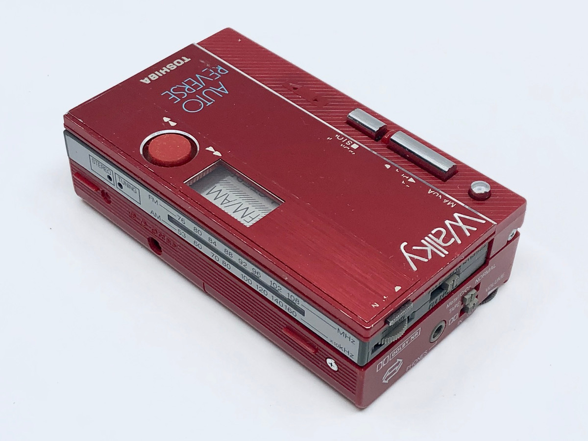 Toshiba KT-AS15 Red Portable Cassette Player | Just-Cassette