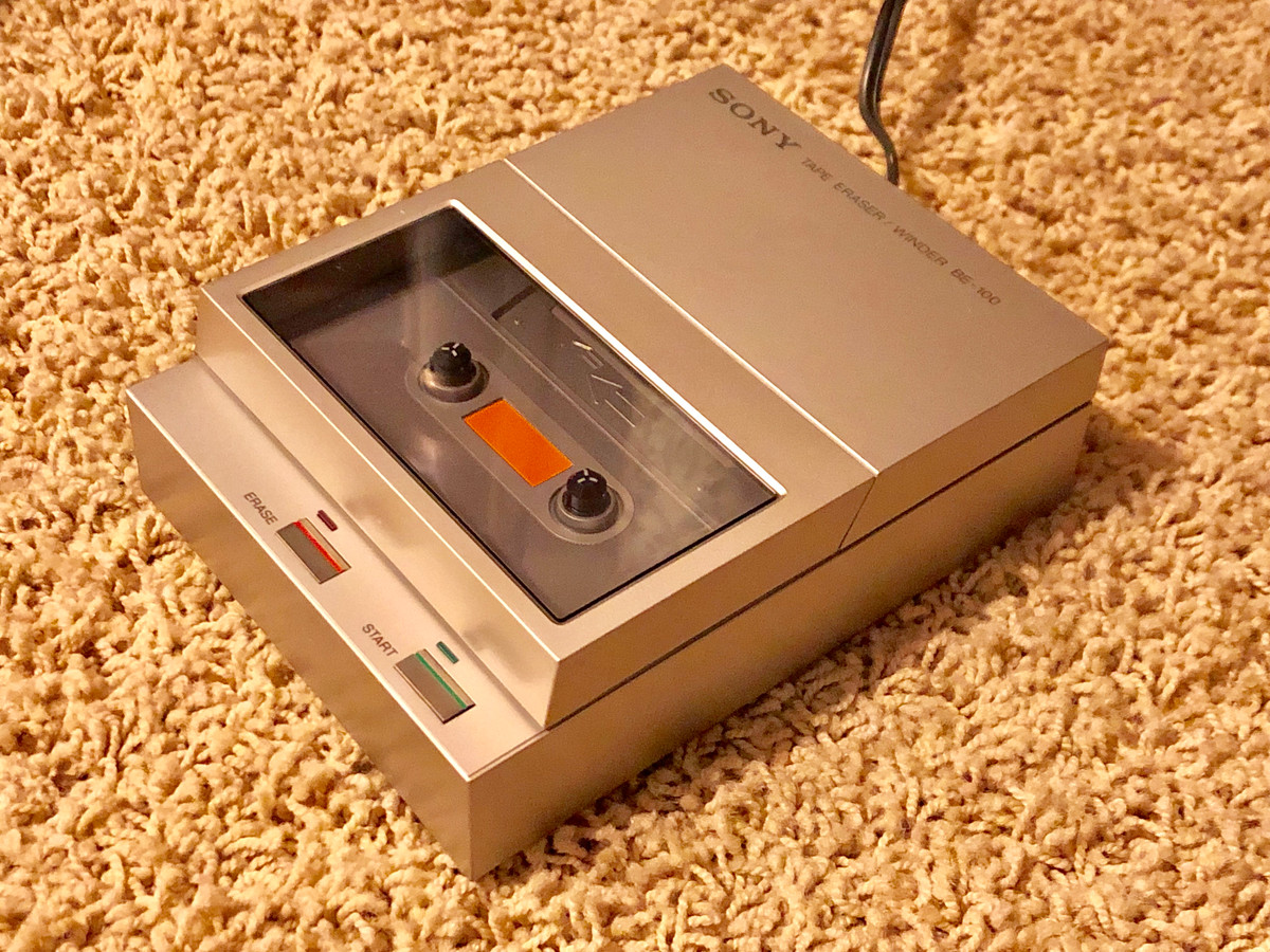 Sony BE-100 Tape Eraser / Winder | Just-Cassette