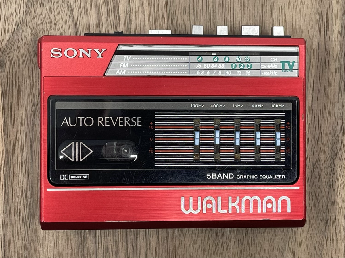 Sony Walkman WM-F60 Cassette Player Red | Just-Cassette