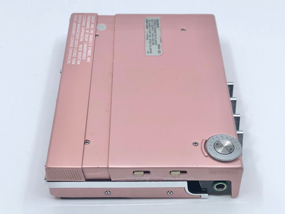 Sony Walkman WM-30 Pink Portable Cassette Player | Just-Cassette