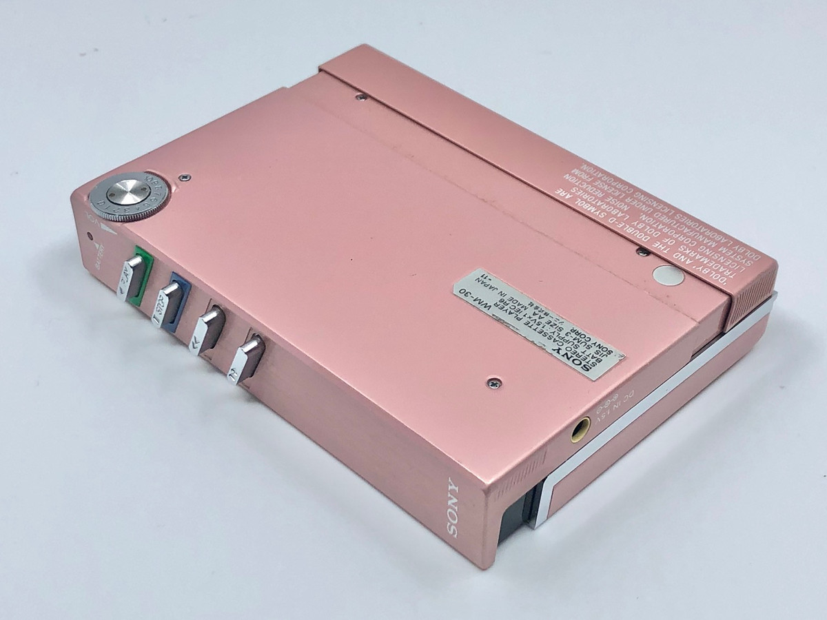 Sony Walkman WM-30 Pink Portable Cassette Player | Just-Cassette