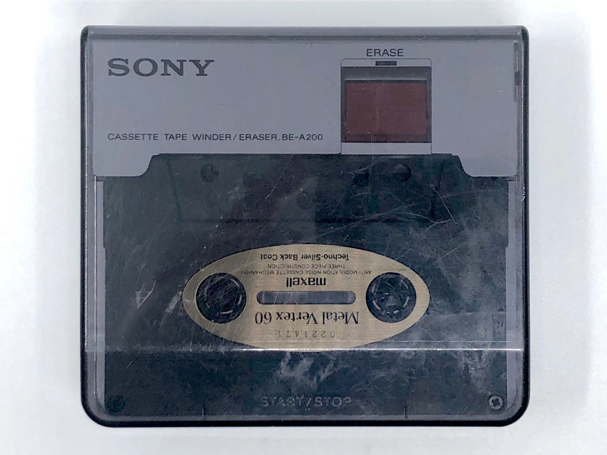 Sony BE-A200 Winder Eraser (+Video) | Just-Cassette
