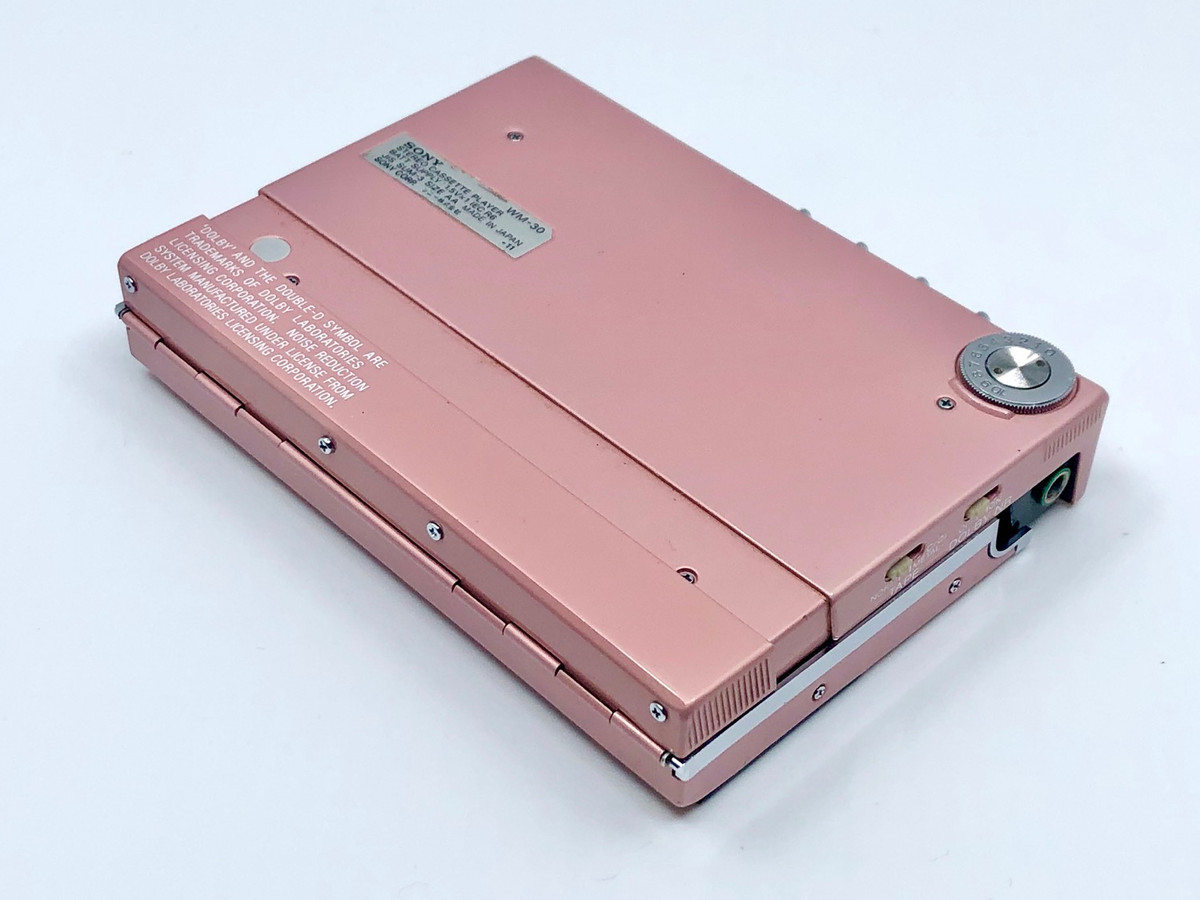 Sony Walkman WM-30 Pink Portable Cassette Player | Just-Cassette