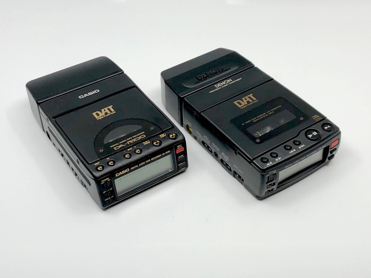 Casio DA-R100 and Denon DTR-80P Portable DAT Recorders | Just-Cassette