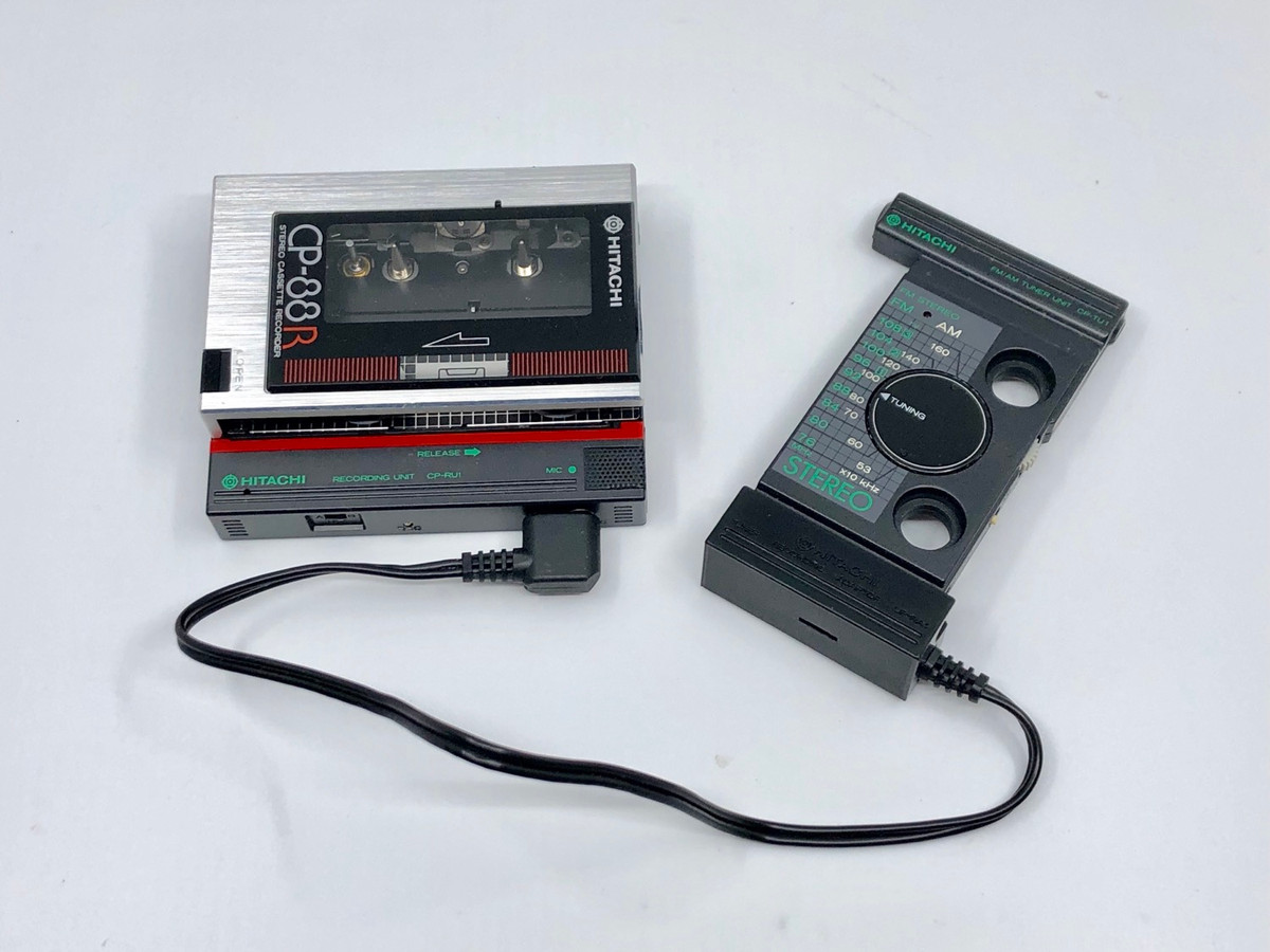 Hitachi CP-88R - The World's Smallest Portable Cassette Recorder