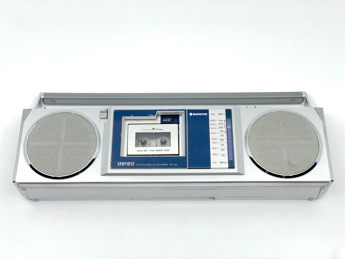 Sanyo MR-88 Microcassette Boombox | Just-Cassette