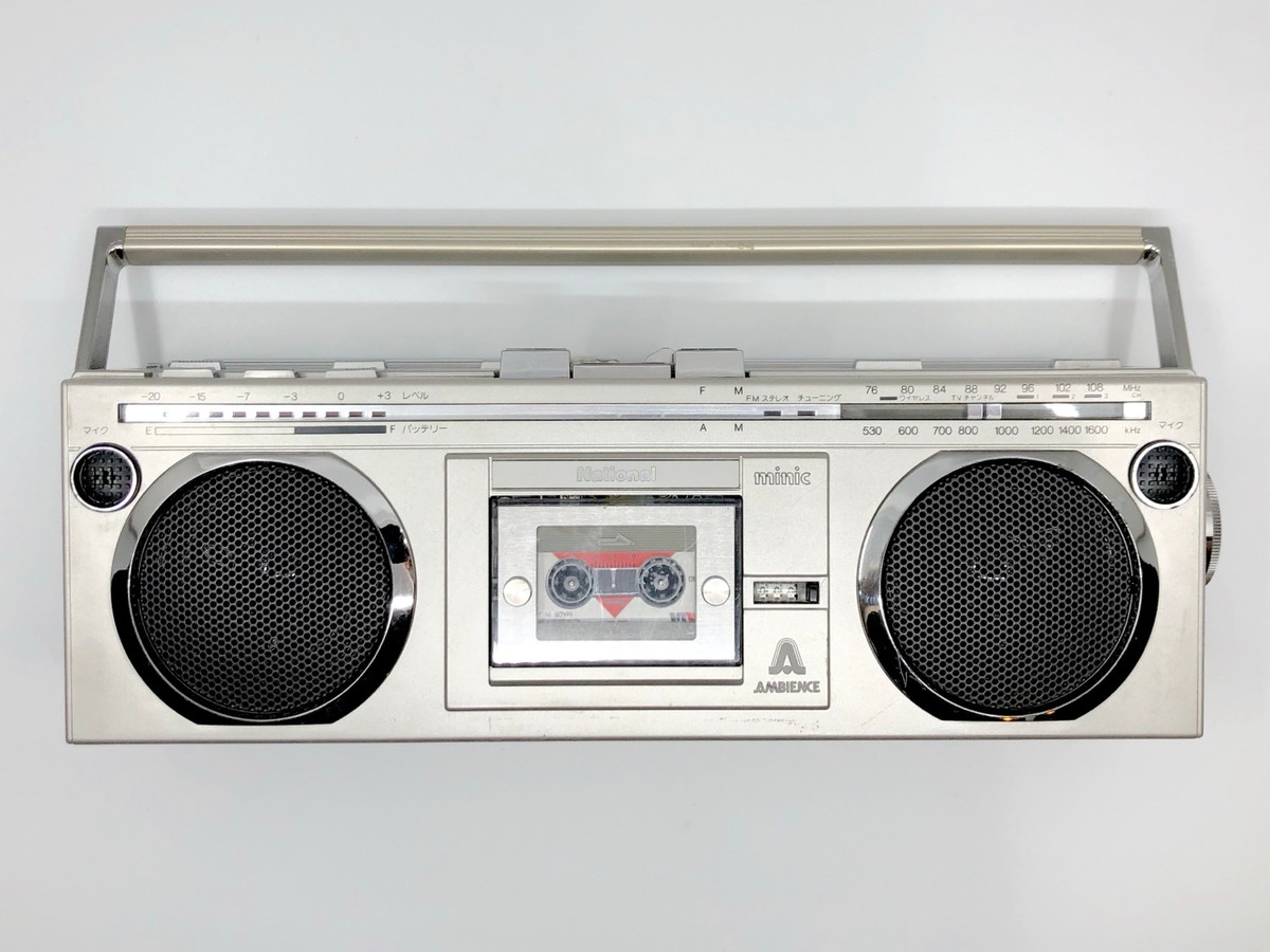 ナショナル マイクロ minic RN-Z600 National RN-Z600 Microcassette Stereo Boombox | Just-Cassette