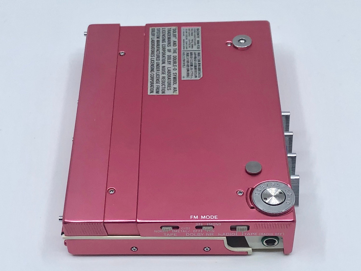 Sony Walkman WM-F20 Pink Portable Cassette Player with TV FM Radio