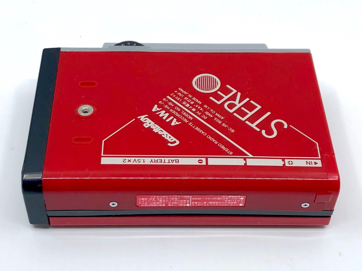 Aiwa HS-J9 Red Portable Cassette Player | Just-Cassette