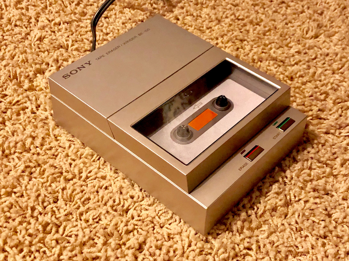 Sony BE-100 Tape Eraser / Winder | Just-Cassette