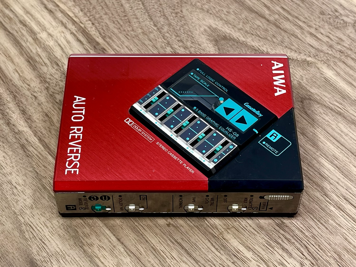 d*9様 AIWA HS-G8 カセットプレーヤー 本体 Aiwa HS-G8 Cassette Player Red | Just-Cassette