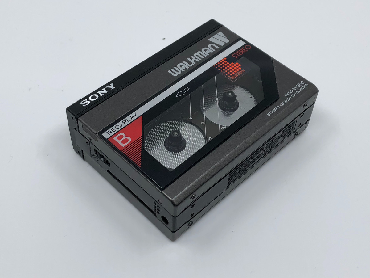 Sony Walkman WM-W800 Black Dual Cassette Player Recorder | Just
