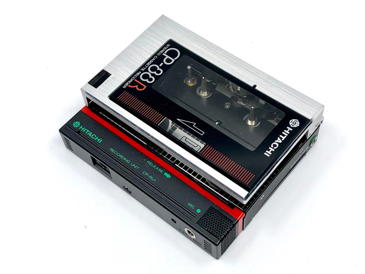 Hitachi CP-88R - The World's Smallest Portable Cassette Recorder