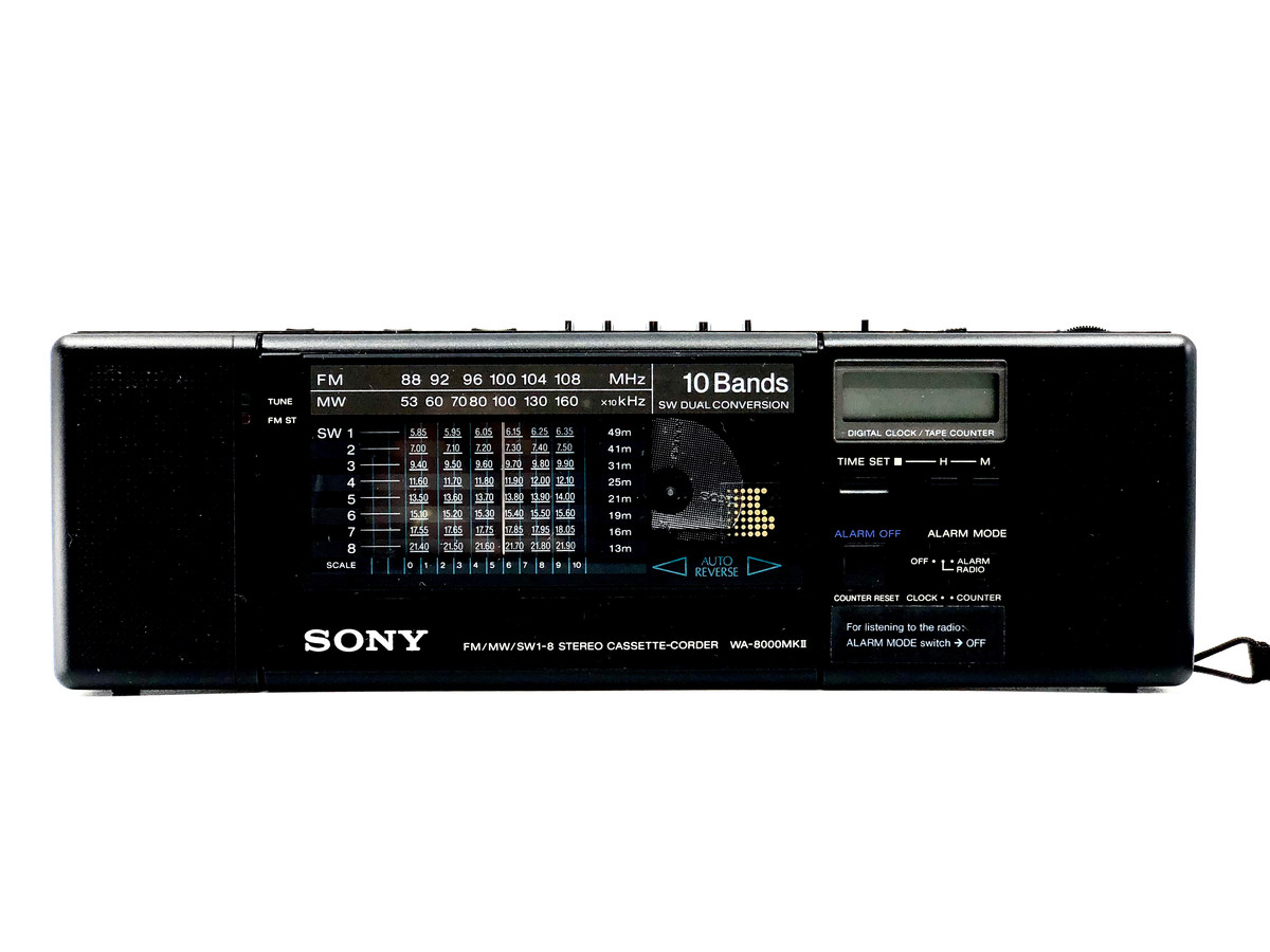 SONY WA-8000MKII ラジオカセットレコーダー Sony WA-8000MKII Cassette Player with Radio | Just-Cassette