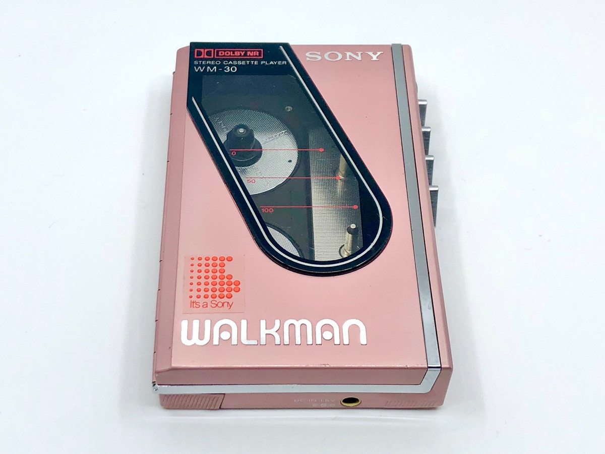 Sony Walkman WM-30 Pink Portable Cassette Player | Just-Cassette