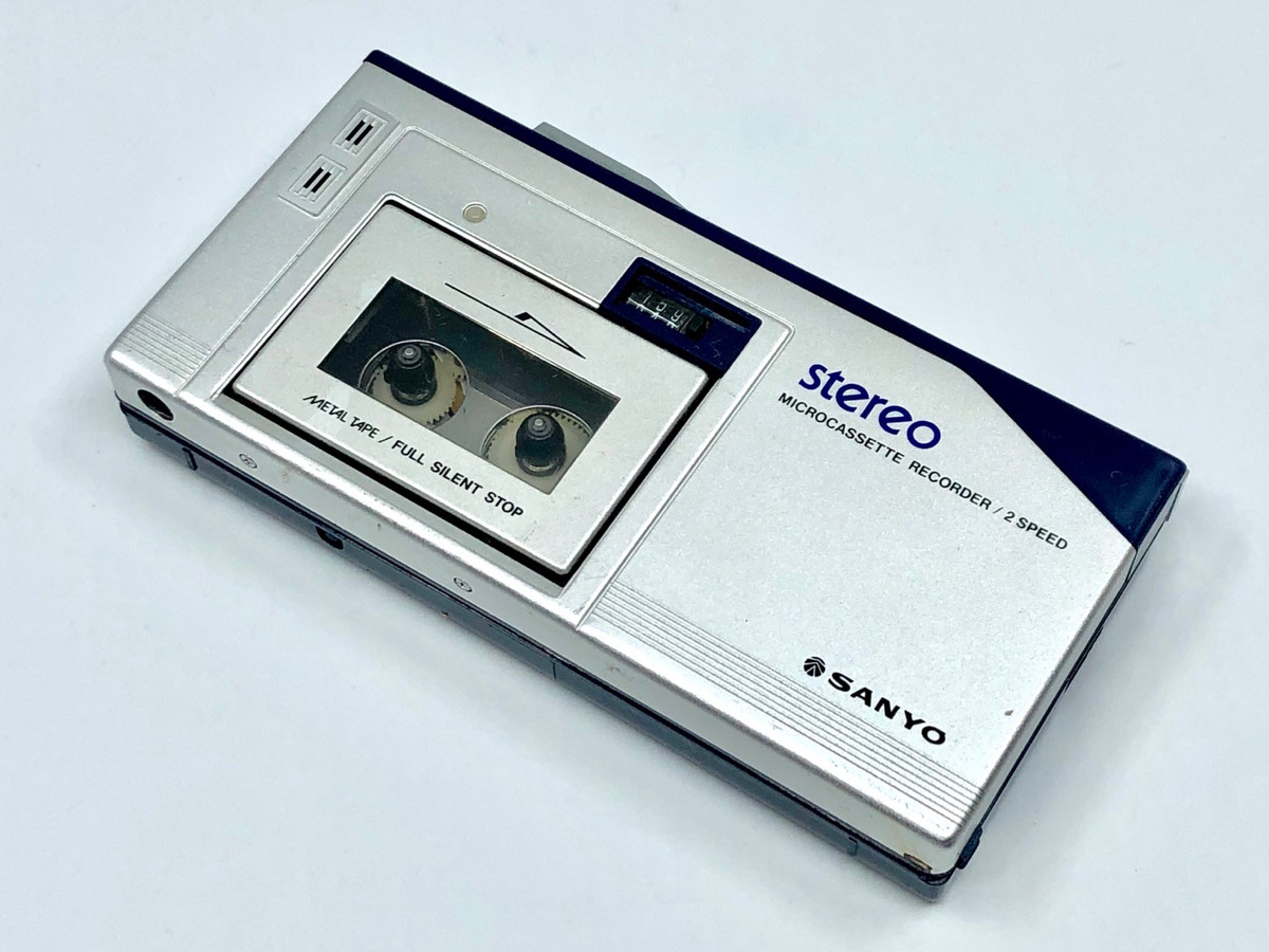 SANYO カセットプレーヤー mr-88t レトロ Sanyo MR-88 Microcassette Boombox | Just-Cassette