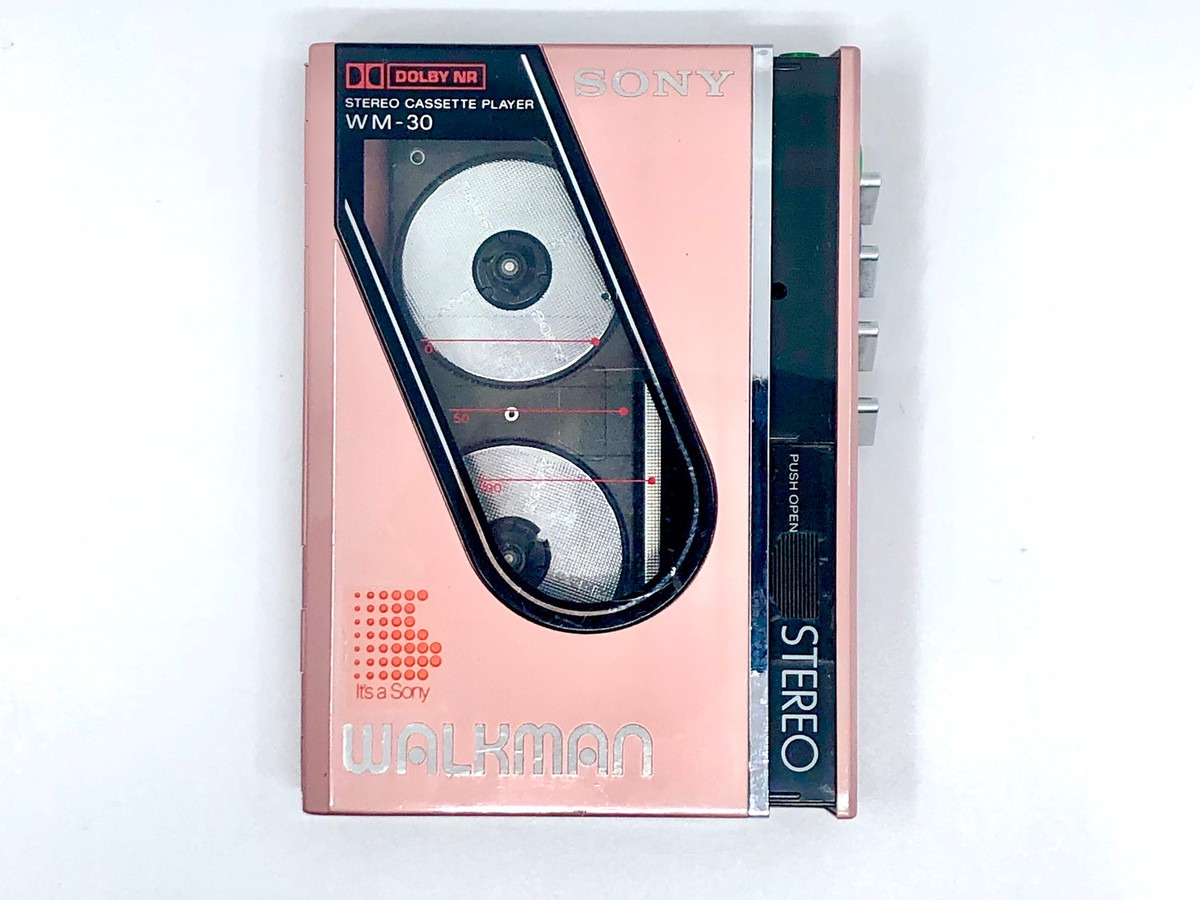 SONY WALKMAN WM-30 本体 ピンク ジャンク品 Sony Walkman WM-30 Pink Portable Cassette Player | Just-Cassette
