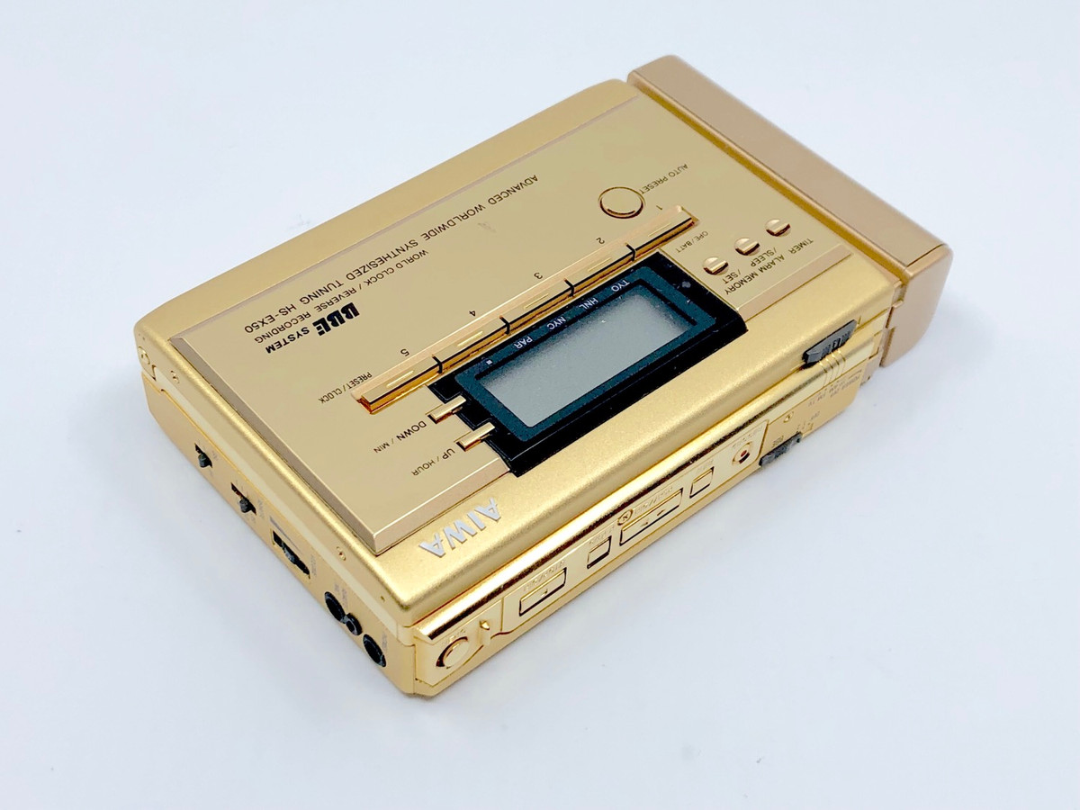 AIWA HS-EX50 カセットボーイ ゴールド 10周年記念モデル AIWA HS-EX50 10th Anniversary Japan Only Special Edition | Just