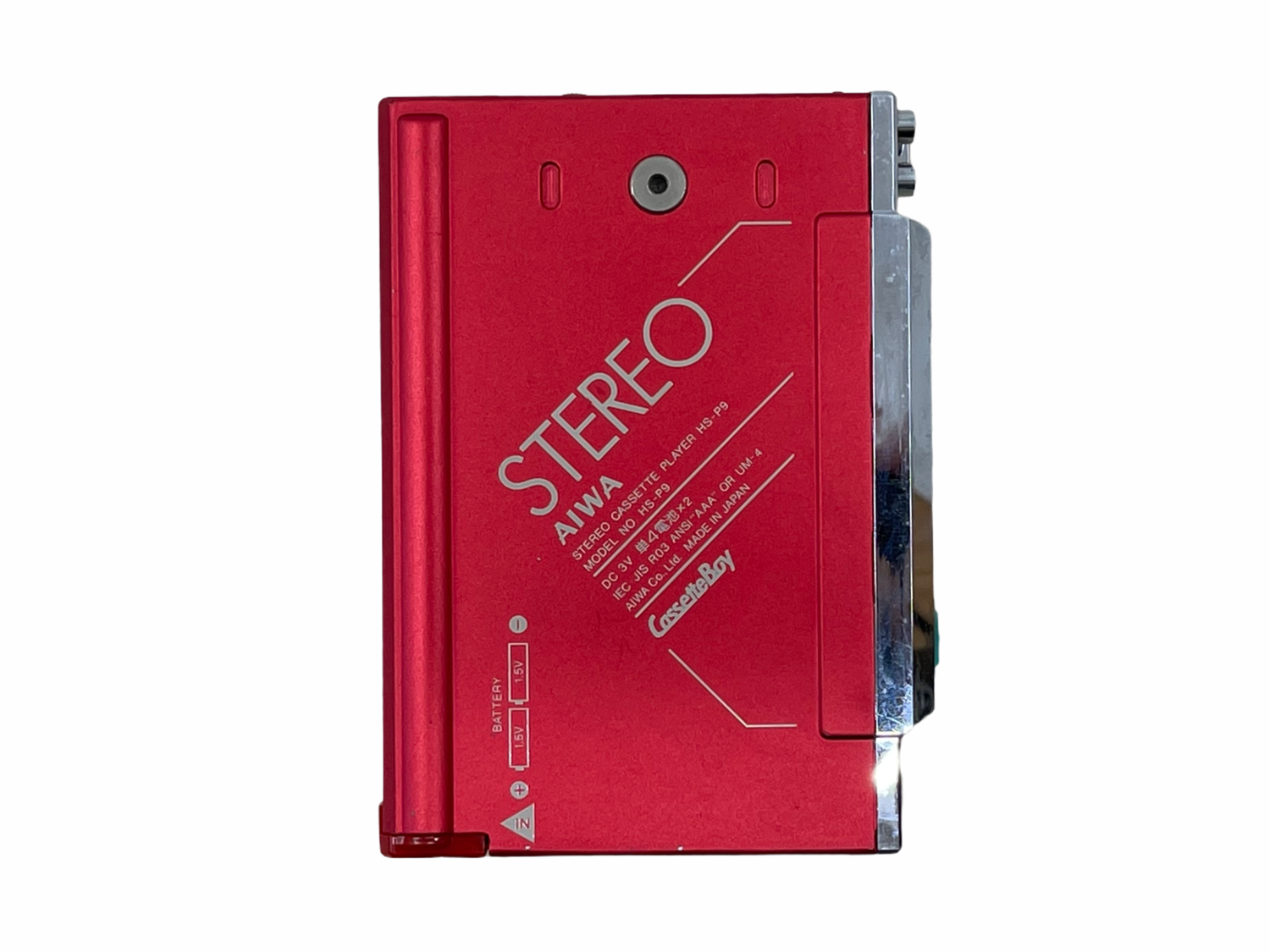 Aiwa HS-P9 CassetteBoy Portable Cassette Player Red | Just-Cassette