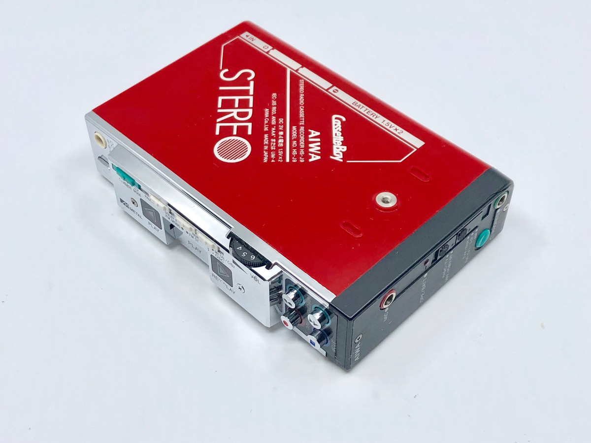 Aiwa HS-J9 Red Portable Cassette Player | Just-Cassette
