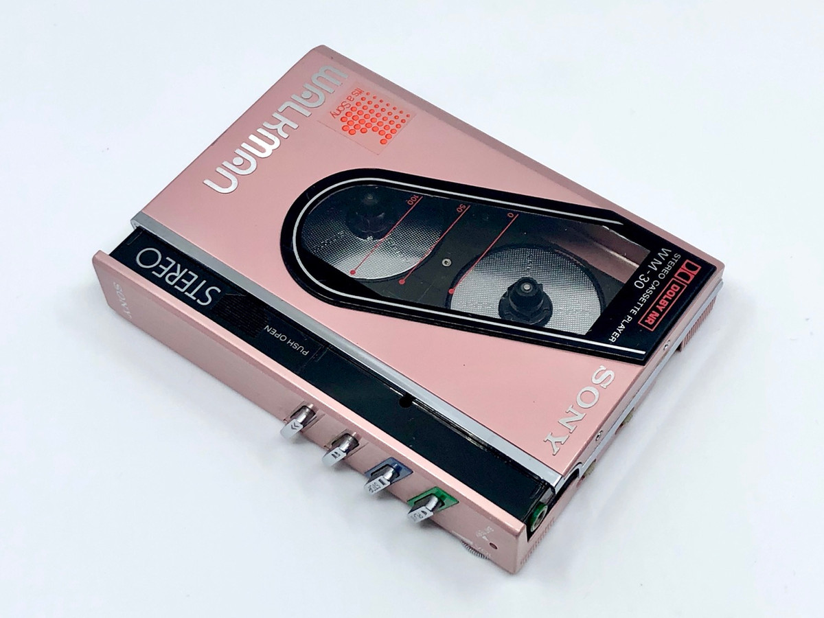 SONY WALKMAN WM-30 本体 ピンク ジャンク品 Sony Walkman WM-30 Pink Portable Cassette Player | Just-Cassette
