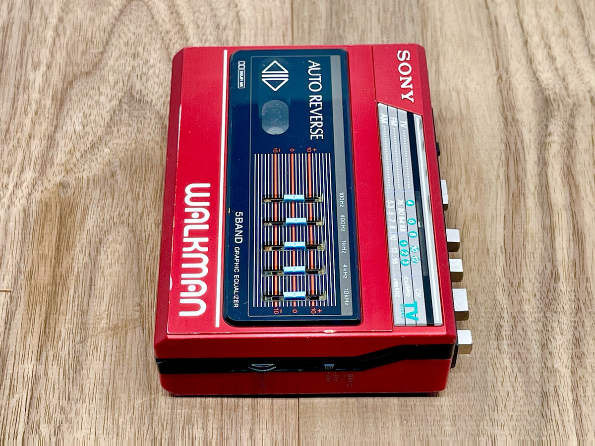 Sony Walkman WM-F60 Cassette Player Red | Just-Cassette