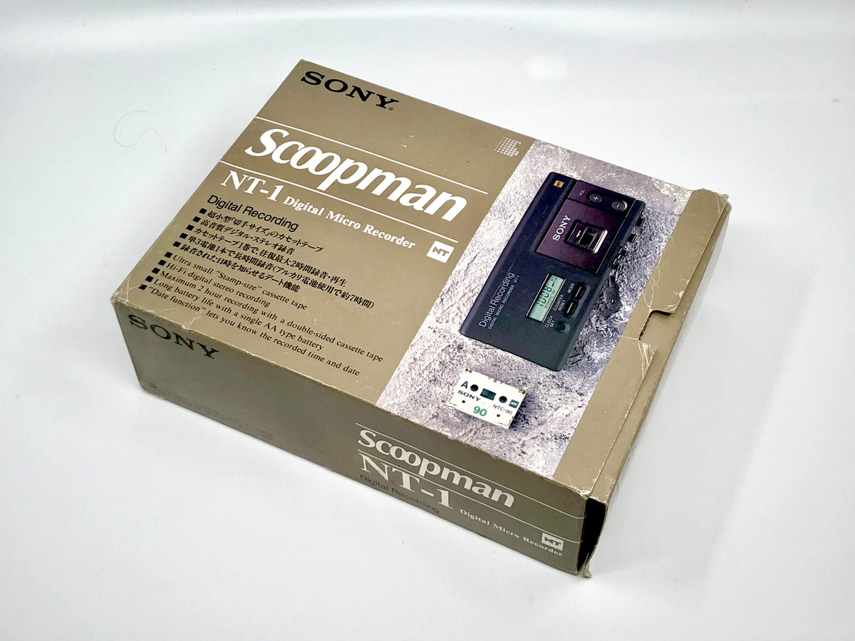 Sony NT-1, NT-2, NTC cassette, Scoopman | Just-Cassette