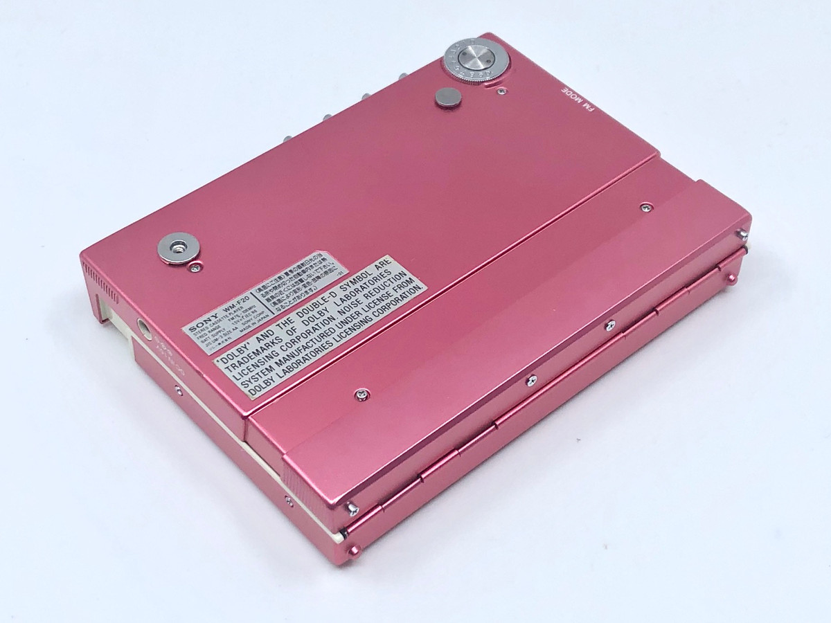Sony Walkman WM-F20 Pink Portable Cassette Player with TV FM Radio