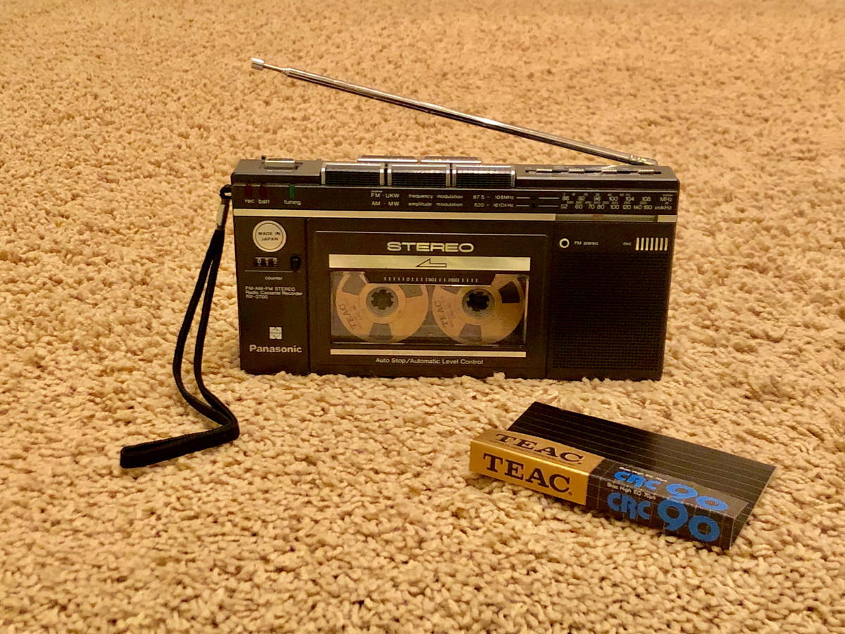 Panasonic RX-2700 Portable Cassette Player Recorder | Just-Cassette