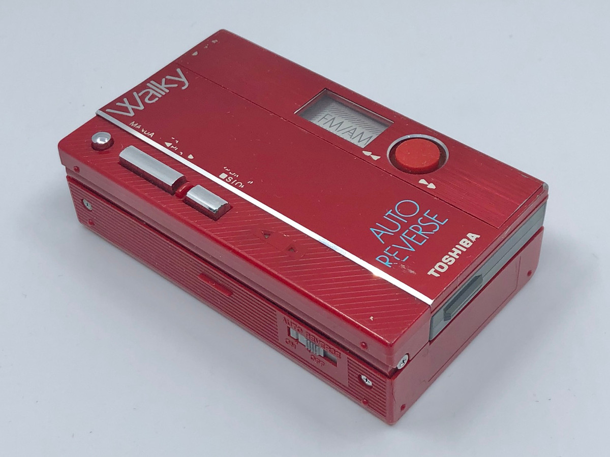 Toshiba KT-AS15 Red Portable Cassette Player | Just-Cassette