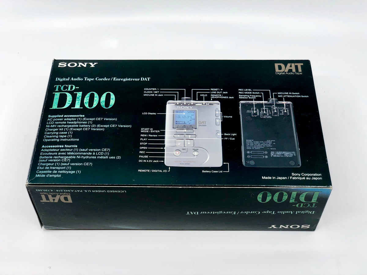Sony TCD-D100 DAT Recorder | Just-Cassette