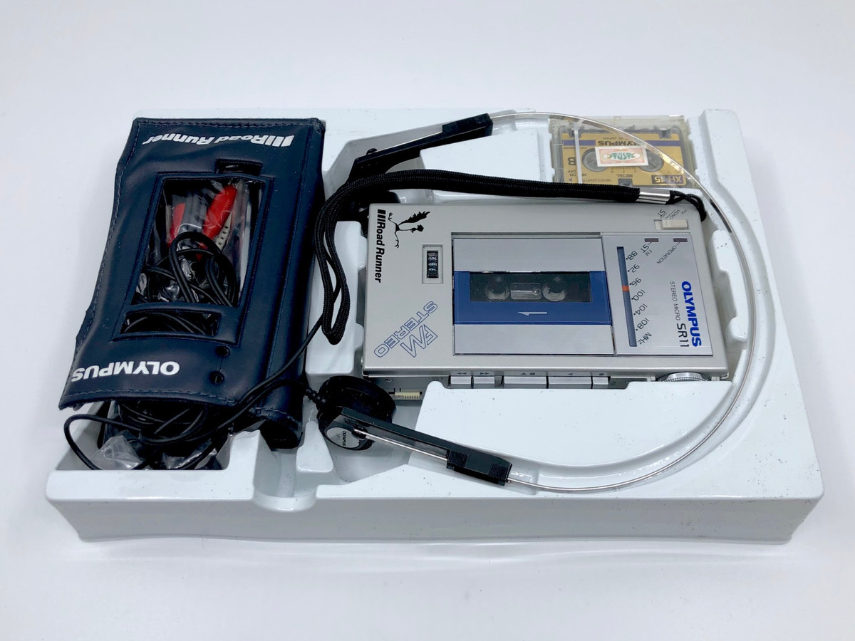 Olympus SR11 Stereo Microcassette Recorder with Radio | Just-Cassette