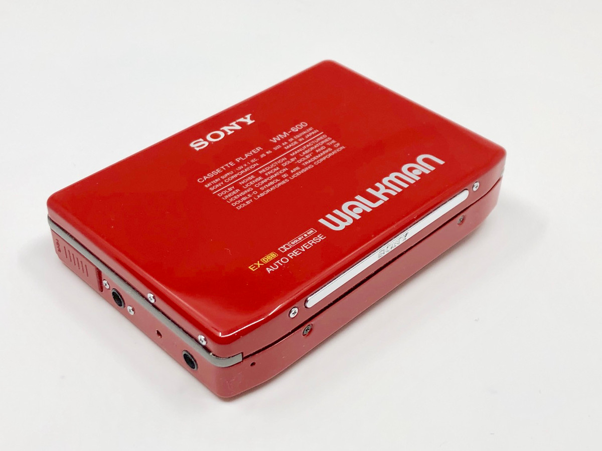Sony WM-600 Red Walkman | Just-Cassette