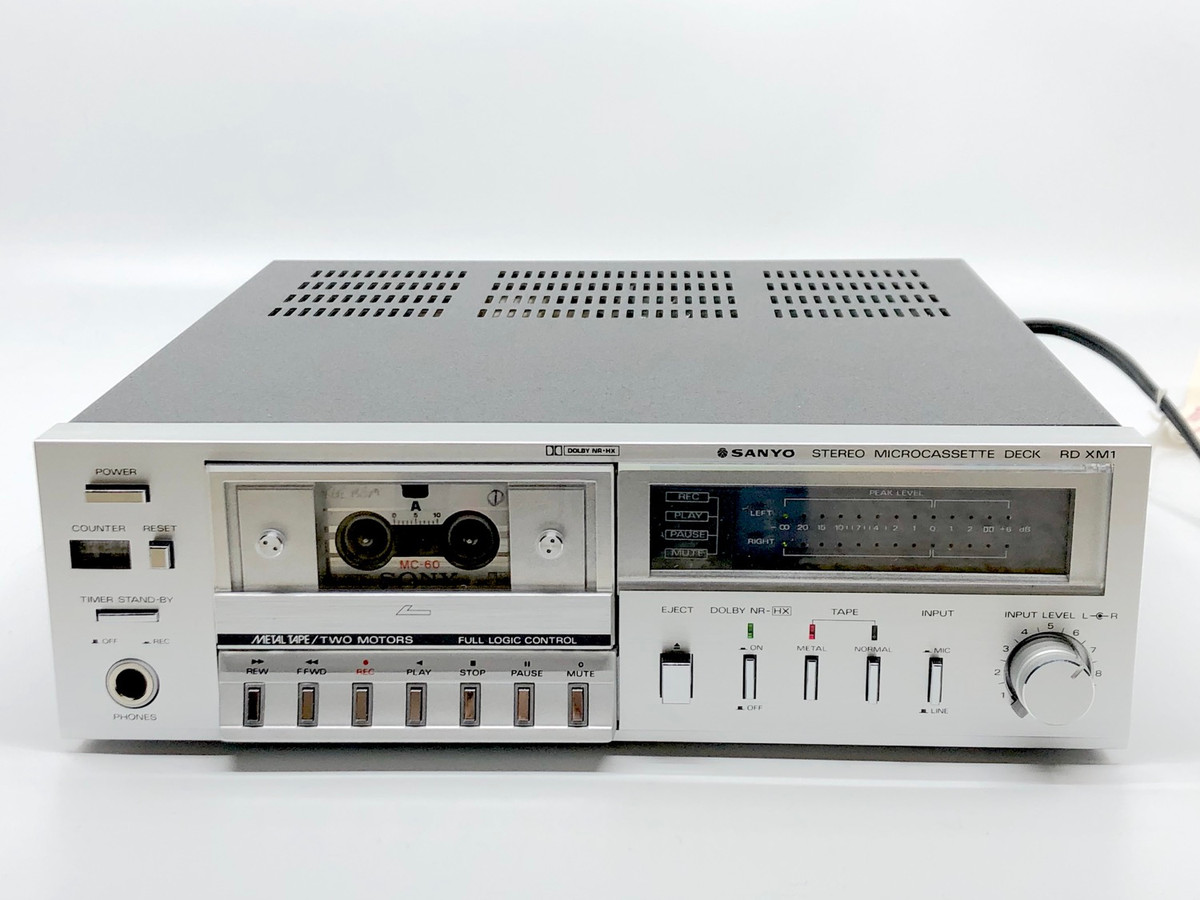 Sanyo RD-XM1 Microcassette Deck | Just-Cassette