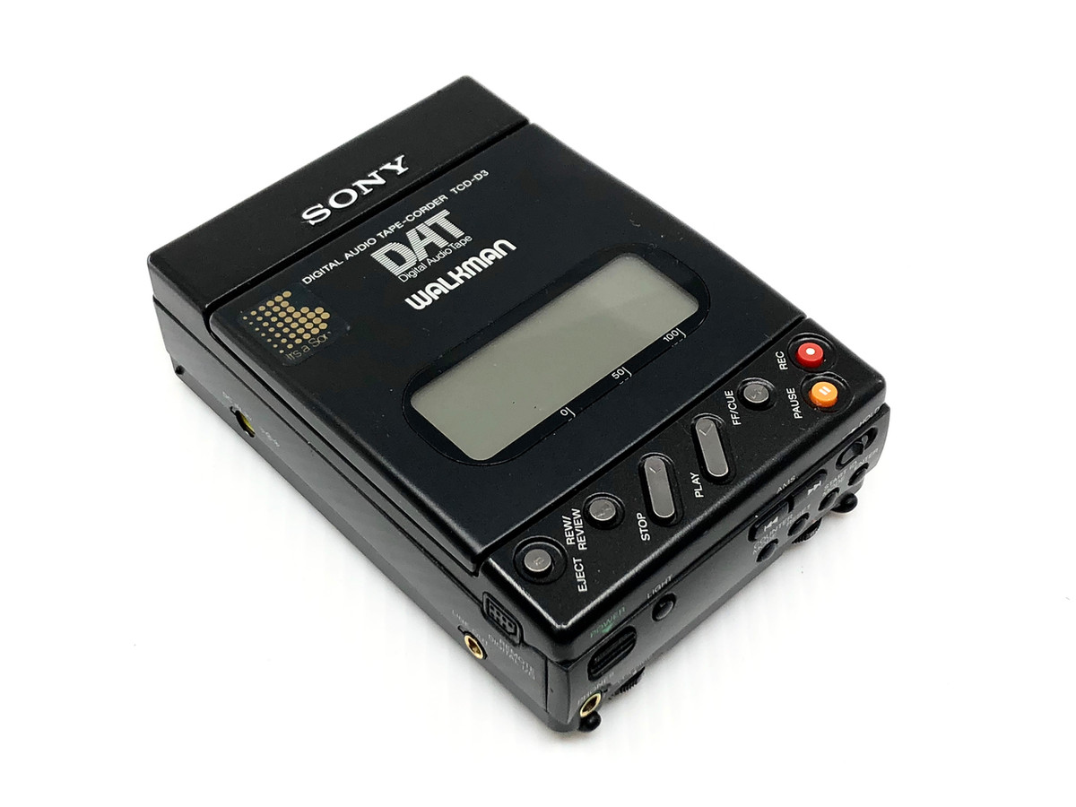 ポータブルプレーヤー SONY Audio Tape-Corder TCD-D3 SONY TCD-D3 DAT Recorder | Just-Cassette