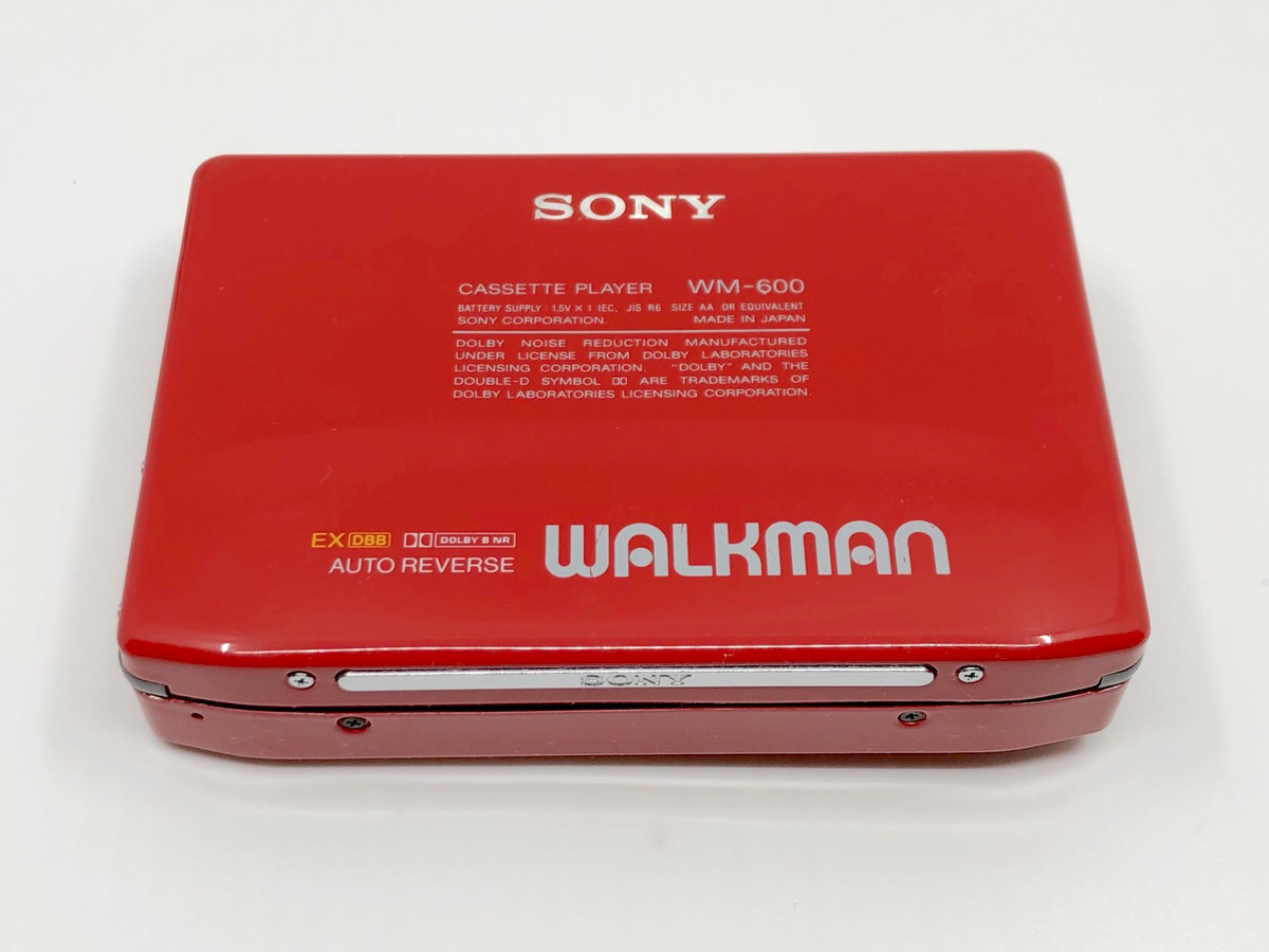 Sony WM-600 Red Walkman | Just-Cassette