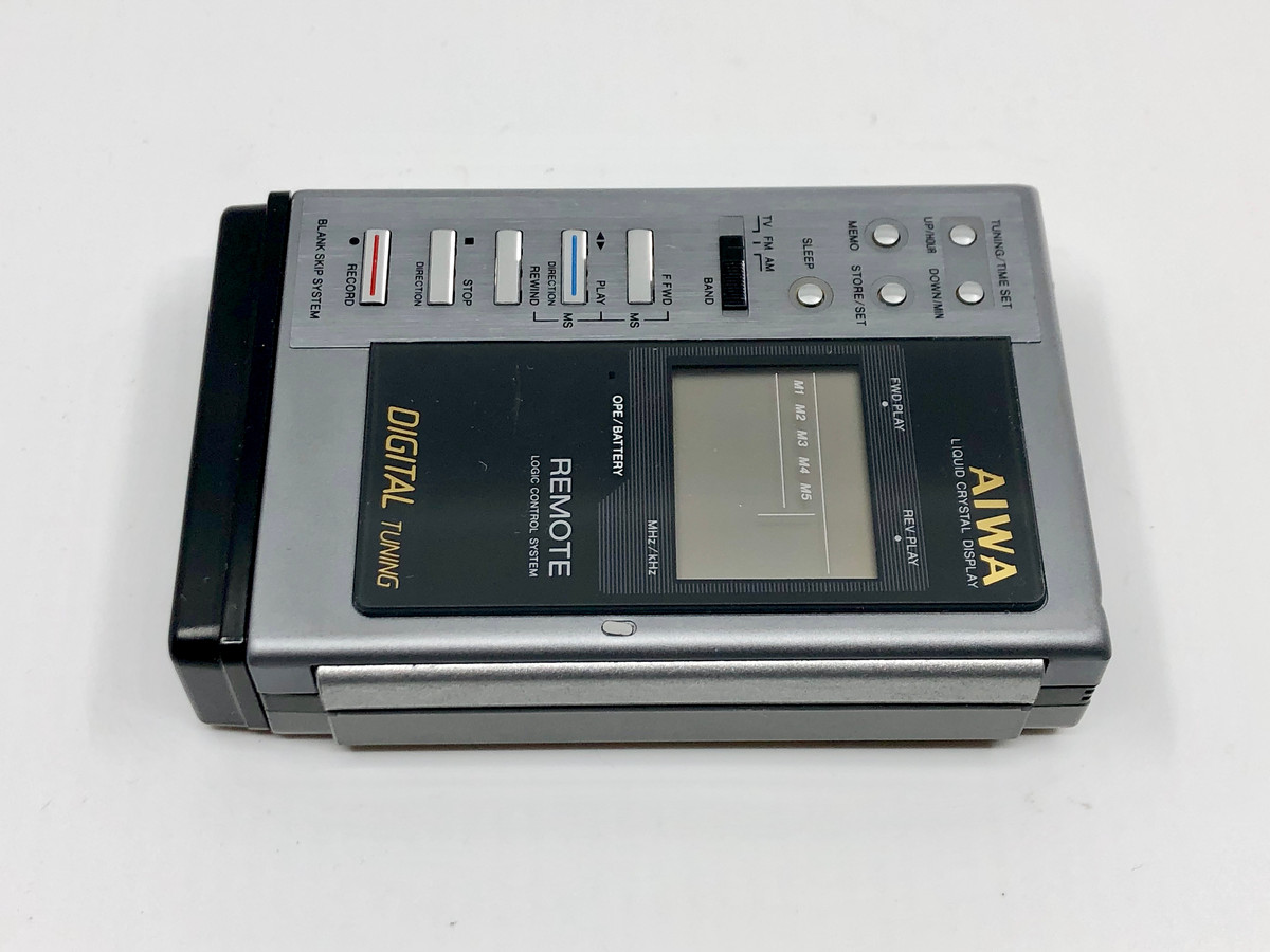 Aiwa HS-JX10 Portable Cassette Player Grey | Just-Cassette