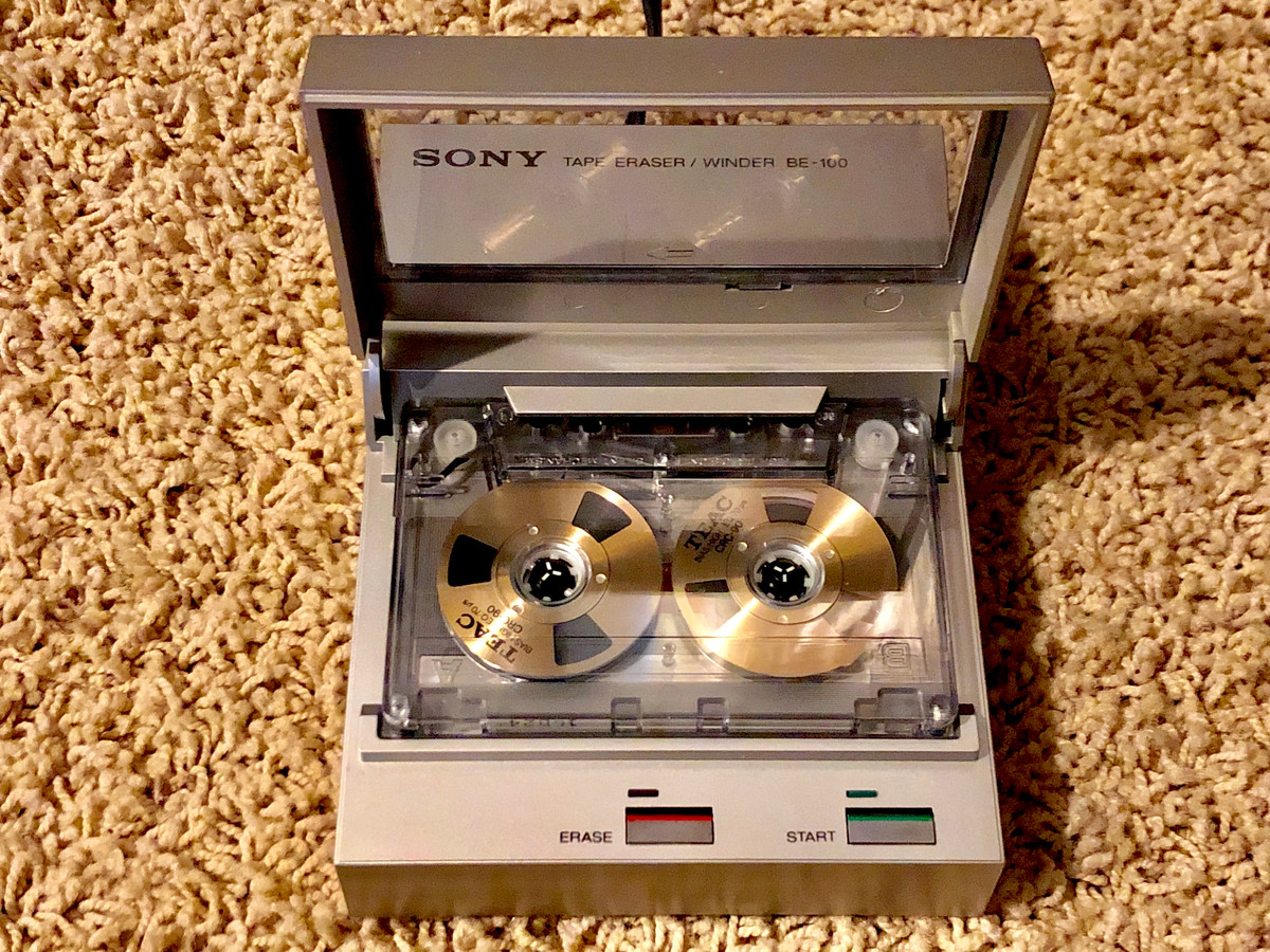 Sony BE-100 Tape Eraser / Winder | Just-Cassette