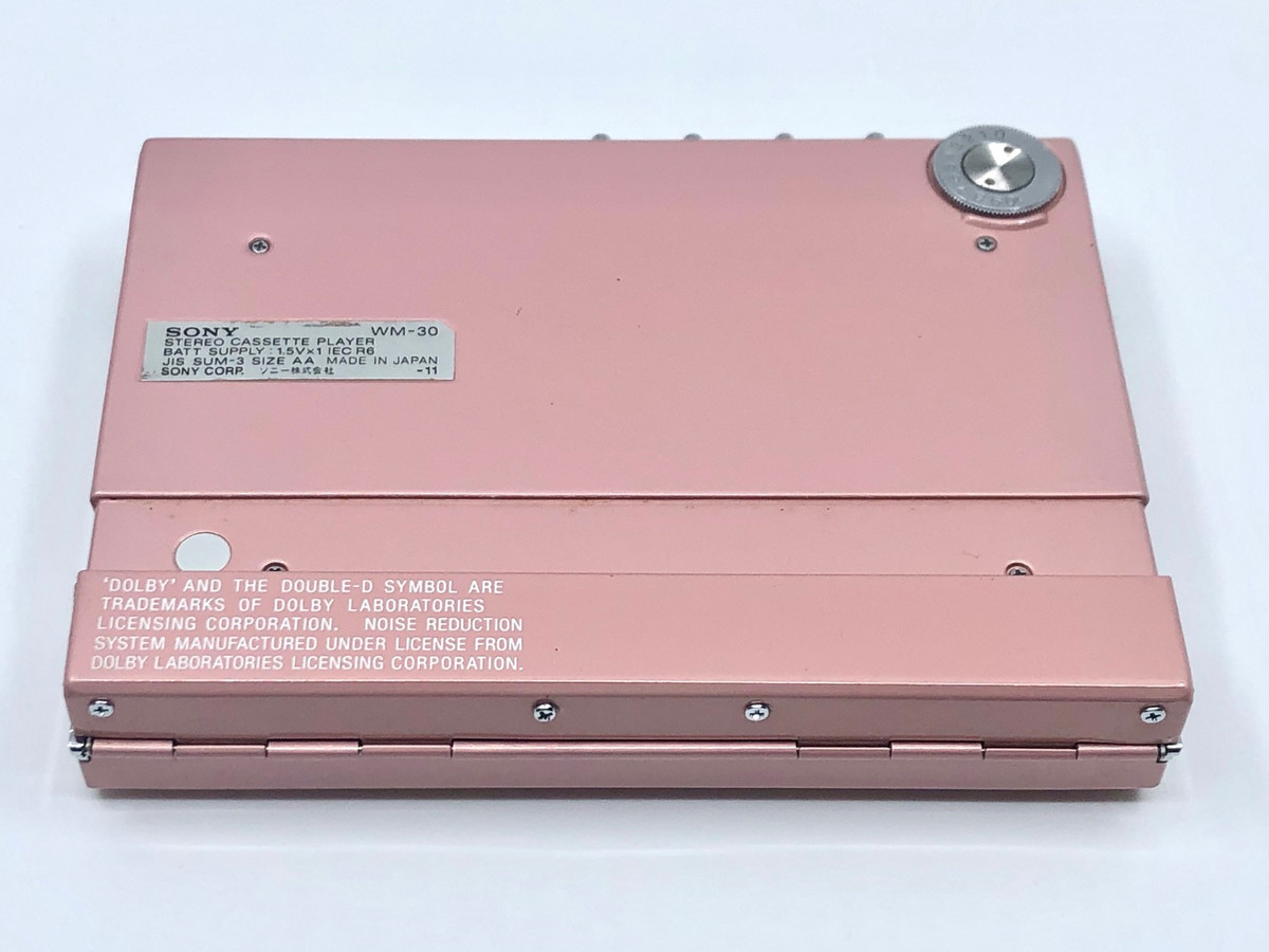 Sony Walkman WM-30 Pink Portable Cassette Player | Just-Cassette