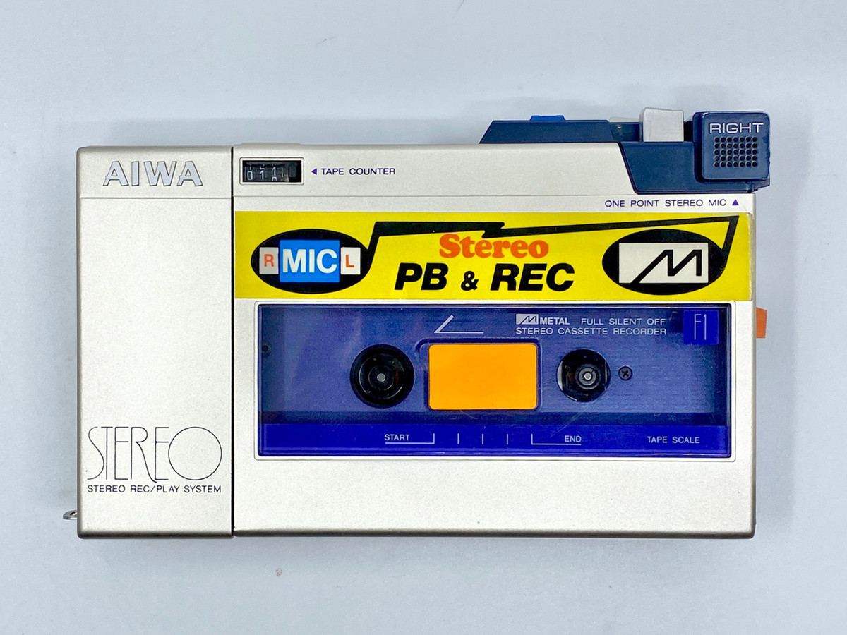 AIWA HS-F1 ステレオカセットレコーダー Aiwa HS-F1 CassetteBoy Stereo Cassette Recorder | Just-Cassette